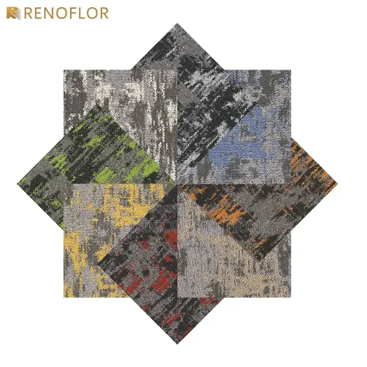 Premium Random Pattern Carpet Tiles for Floor Projects