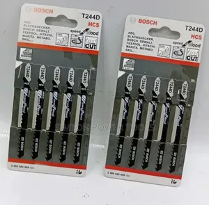 Bosch T244D HCS "Speed for Wood" Jigsaw Blades