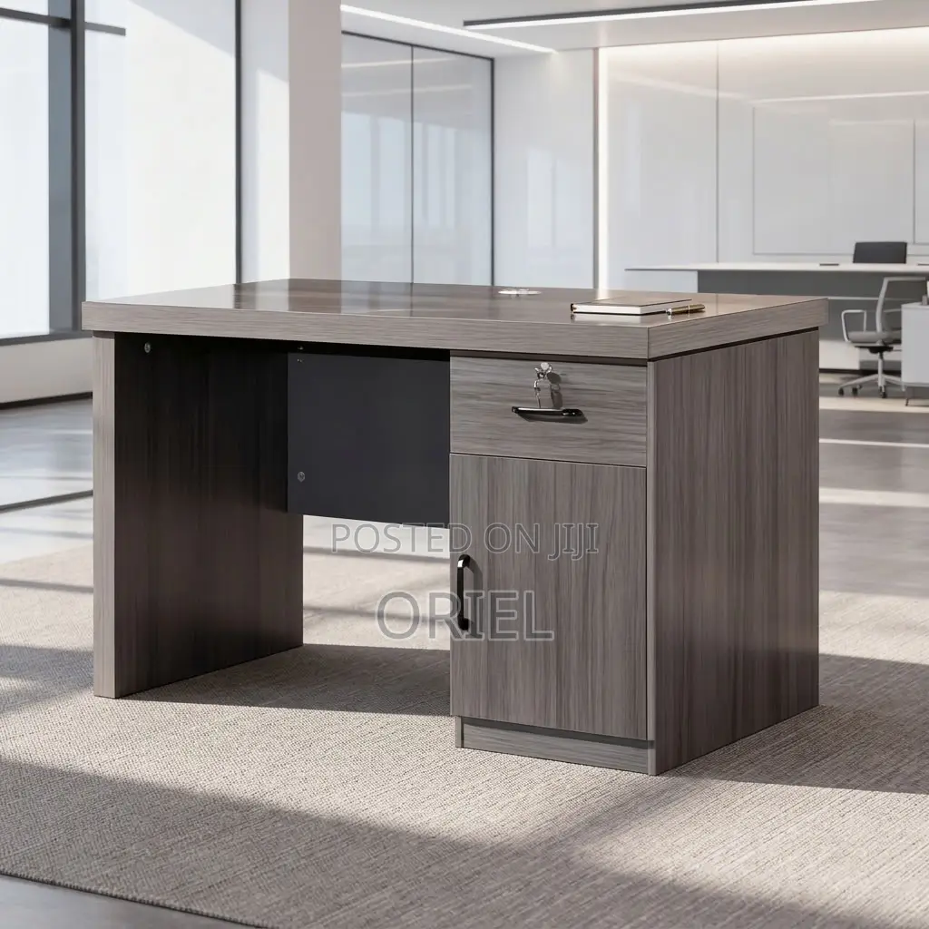 Office Desk : 1.2M Executive Gray Desk
