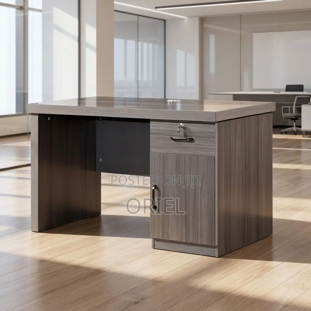 Office Desk : 1.2M Executive Gray Desk