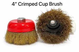 4" Crimped Wire Cup Brush
