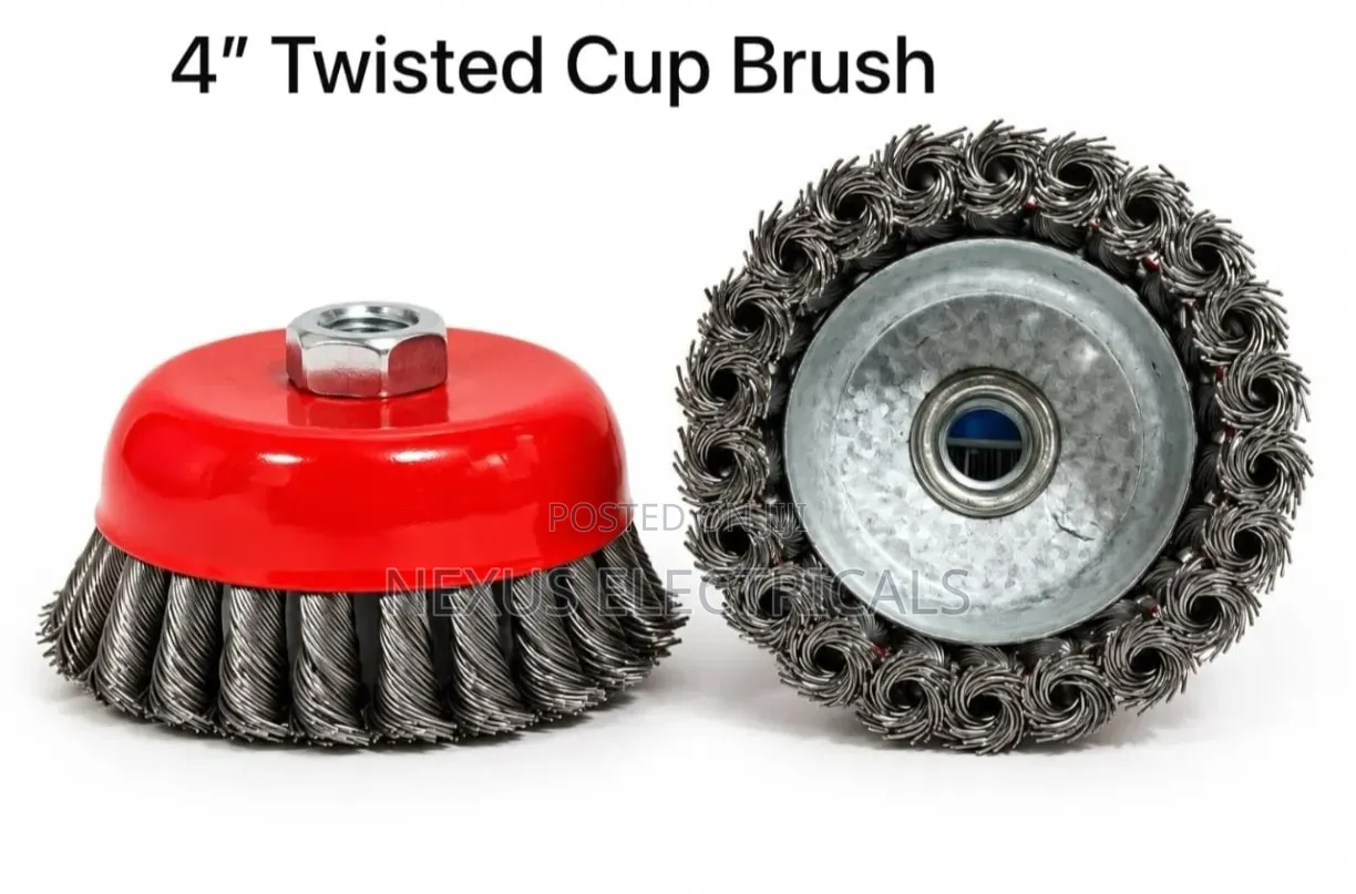 4-Inch Twisted Wire Cup Brush