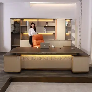 2000mm Executive Desk With Led Lights