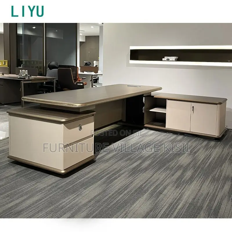 2000mm Executive Desk With Led Lights