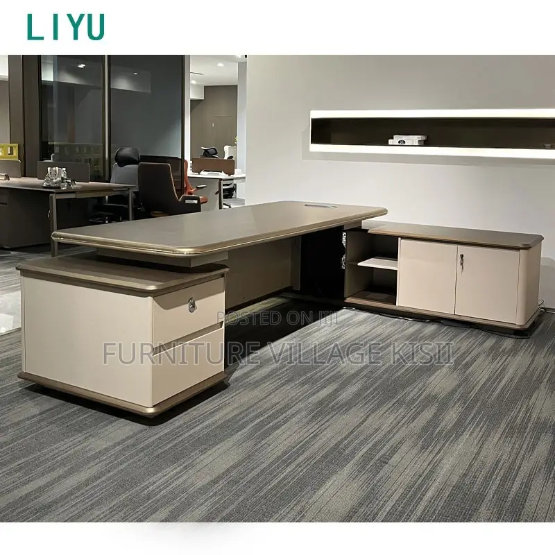 2000mm Executive Desk With Led Lights