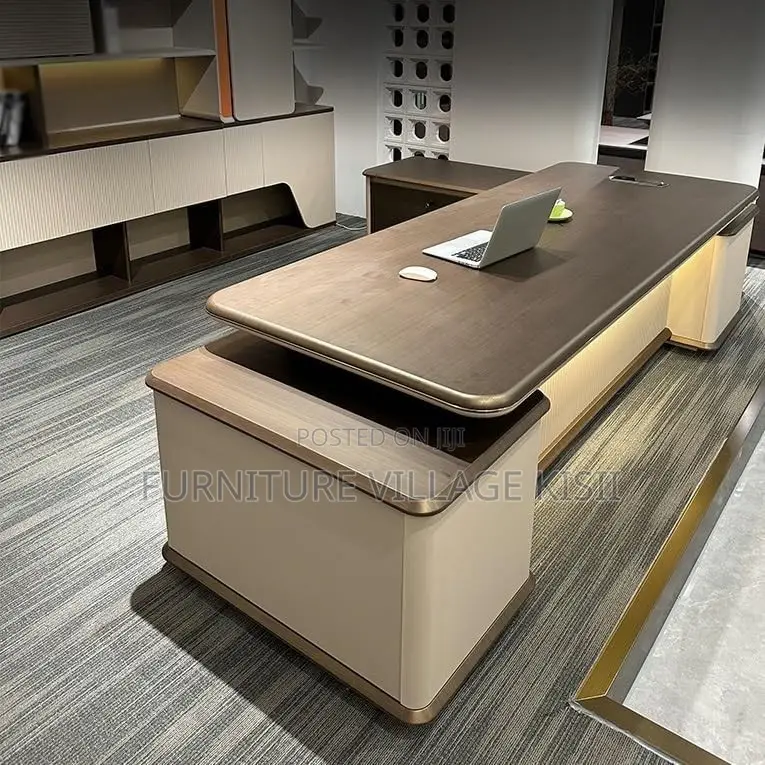 2000mm Executive Desk With Led Lights