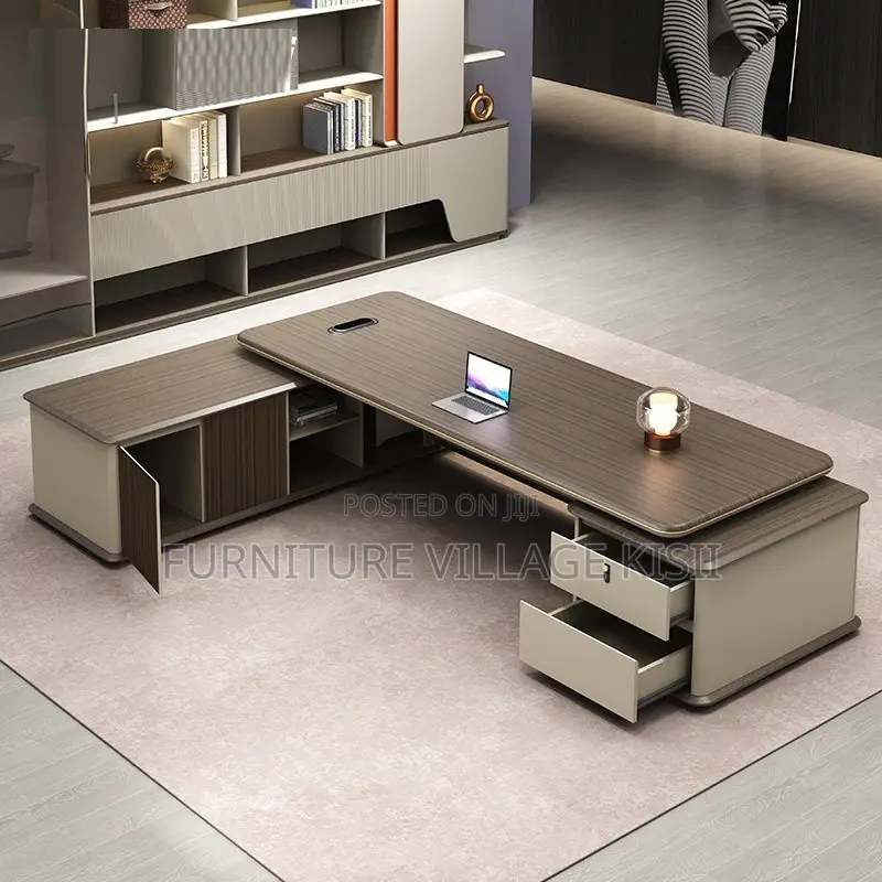 2000mm Executive Desk With Led Lights