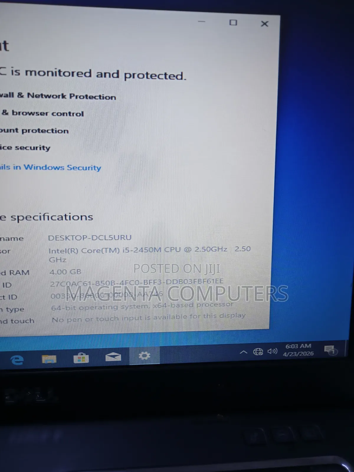 Laptop Dell Vostro 3550 4GB Intel Core i5 HDD 320GB