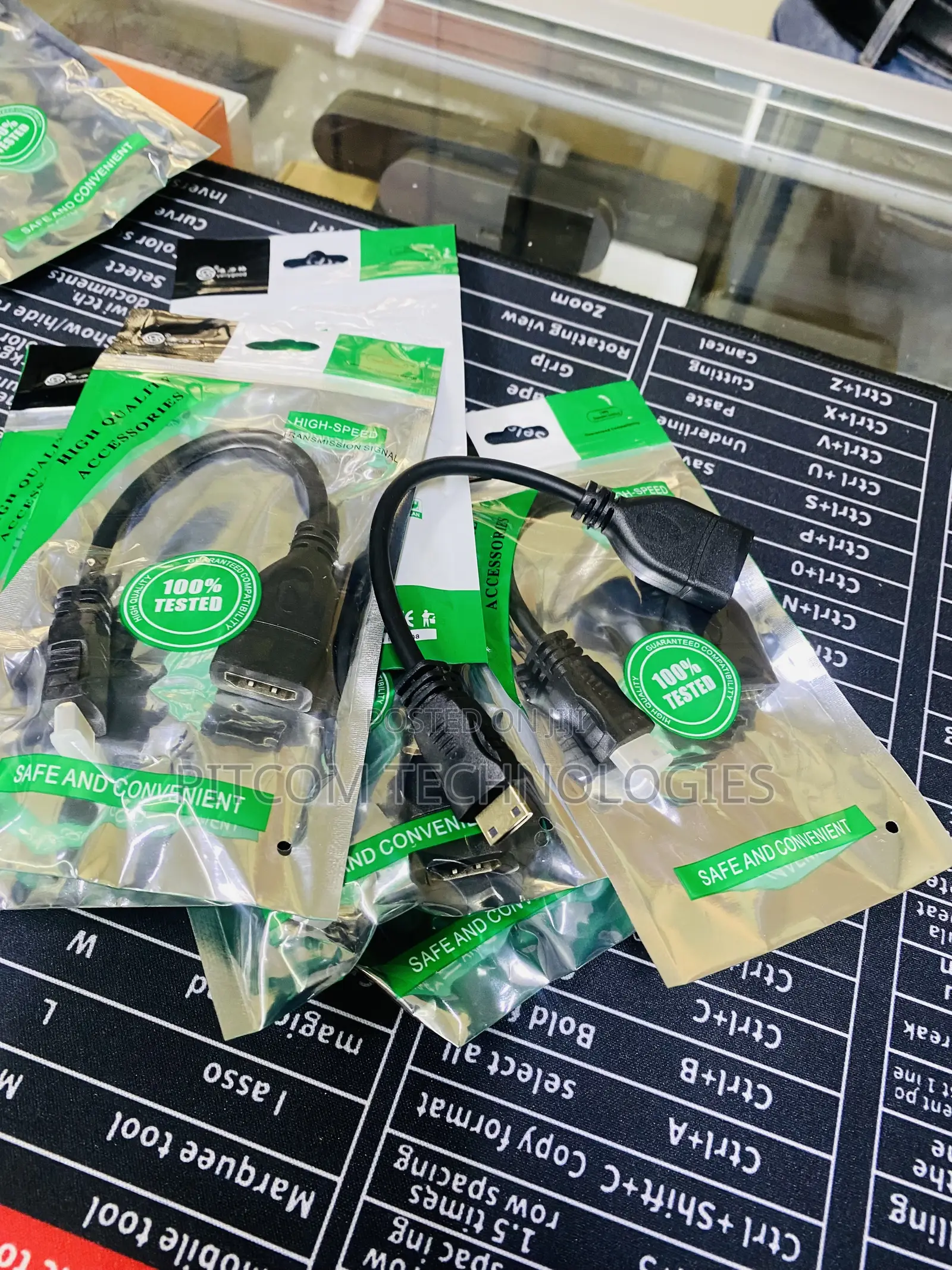 Mini HDMI to HDMI Female 17cm