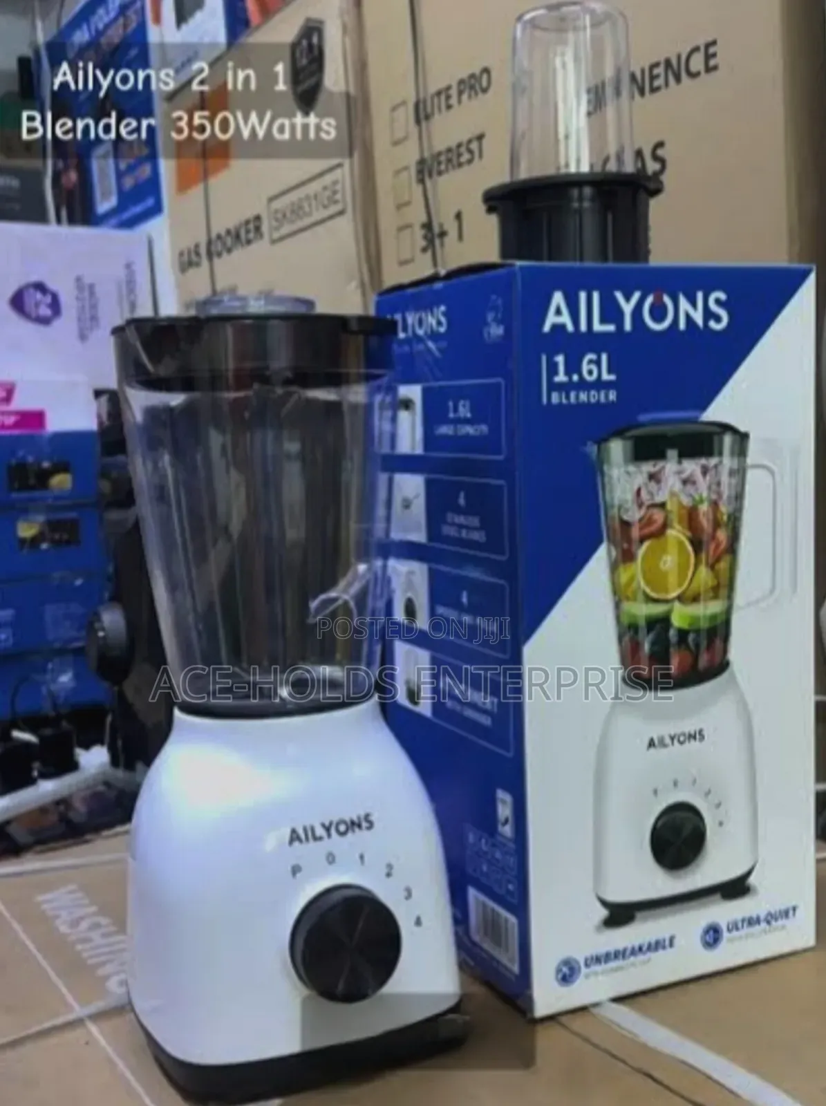 Ailyons 2-in-1 Blender & Grinder TYB-201-A-S (Home Use)