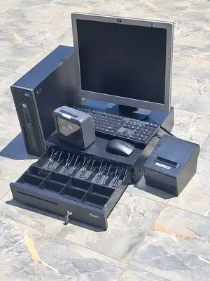 HP Desktop POS With Monitor Thermal Receipt Printer and Cash Drawer