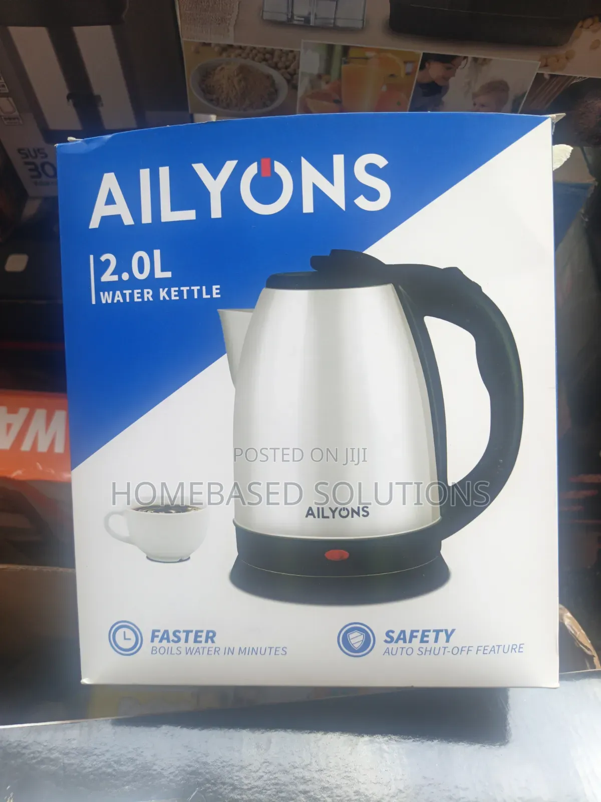 Stainless Steel 2 Litres Electric Water Kettle