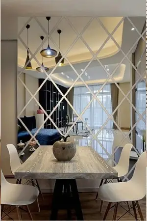 DIY Diamonds Rhombus Acrylic Mirror