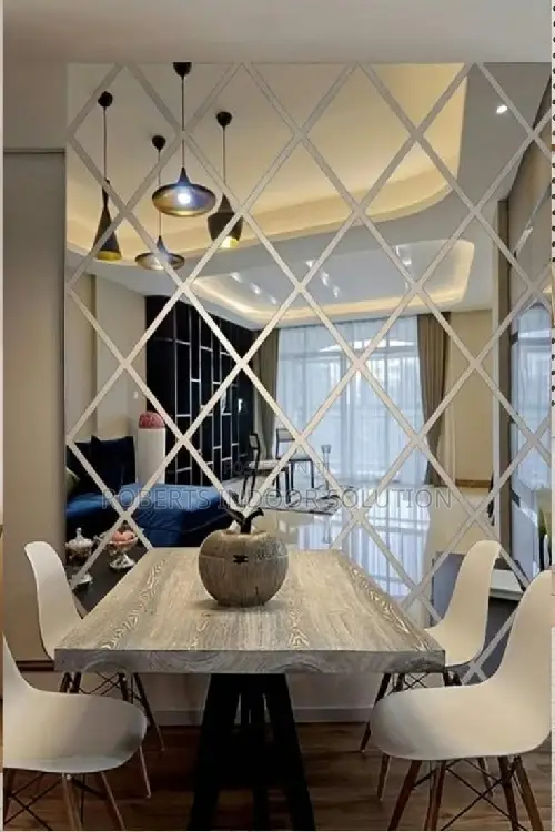 DIY Diamonds Rhombus Acrylic Mirror
