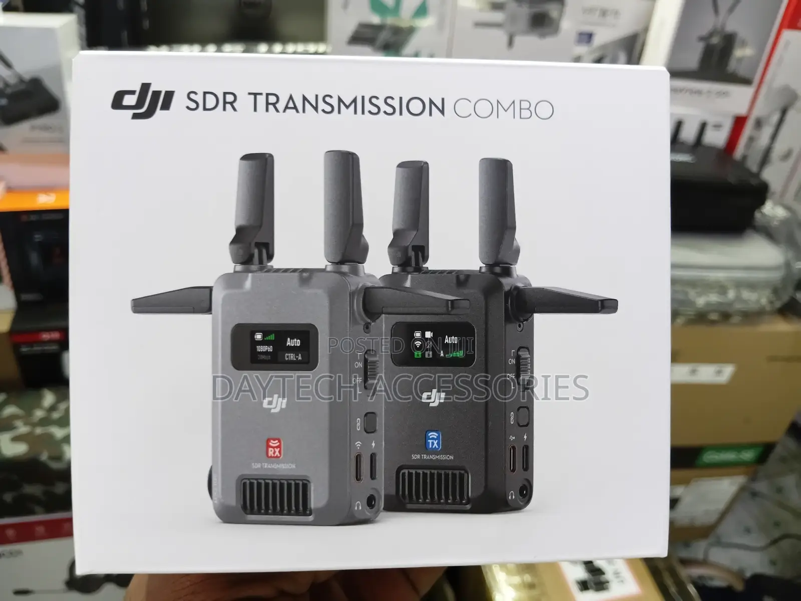 DJI SDR Transmission Combo Transmitter (TX) and a Receiver (RX)