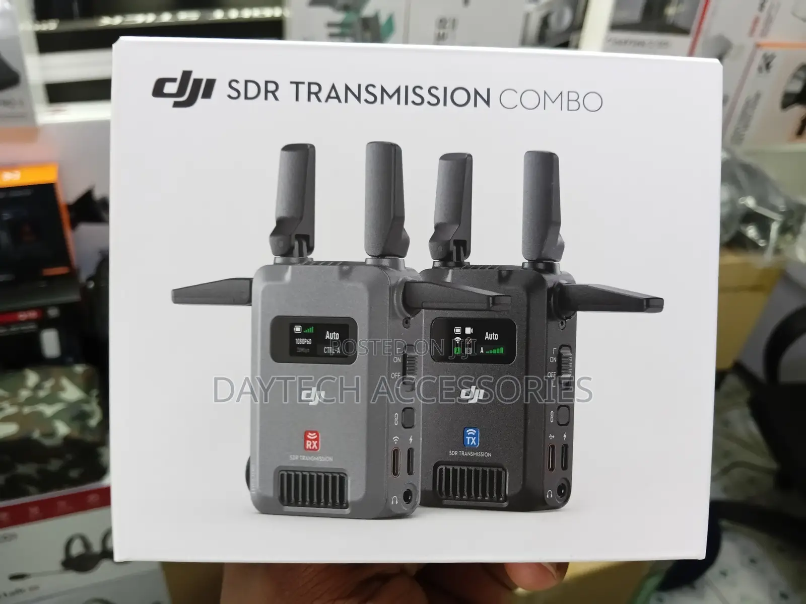 DJI SDR Transmission Combo Transmitter (TX) and a Receiver (RX)