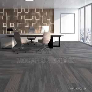 TAH Series Modern Carpet Planks 34×100cm for Office Flooring