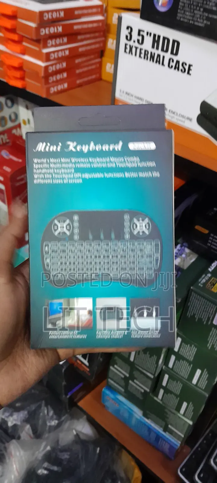 Mini Wireless Keyboard With Touchpad
