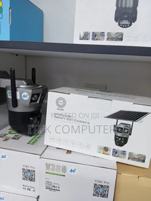 Solar Powered V380 Pro 4G Camera for Remote Property Monitoring