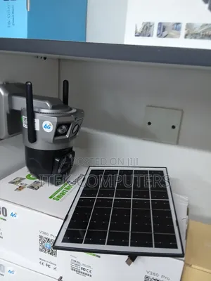 V380 Pro 4G Solar CCTV Camera With Motion Detection Alerts
