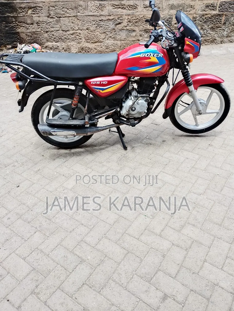 Bajaj Boxer 125 2025 Red