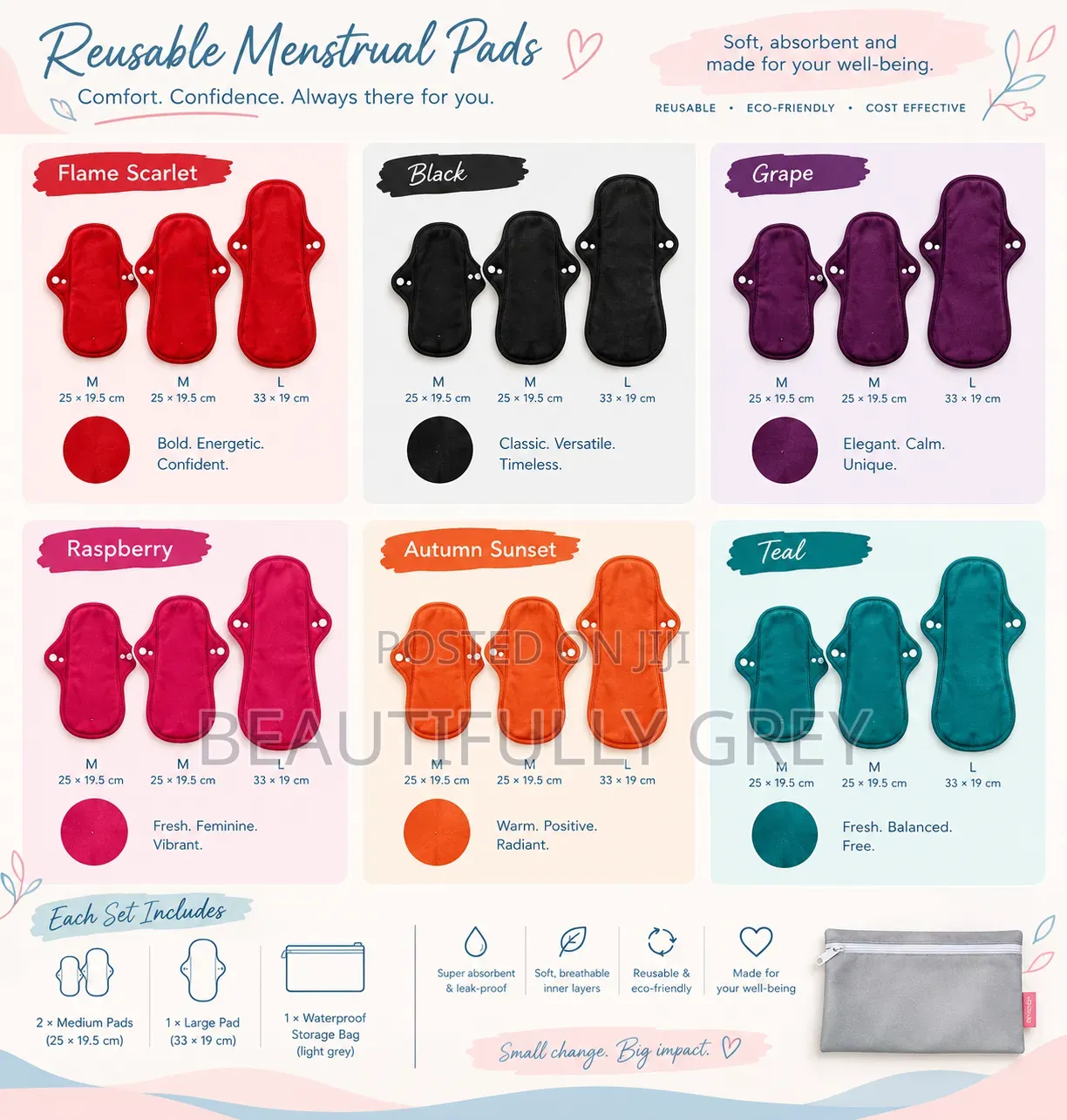 BG Reusable Menstrual Pad