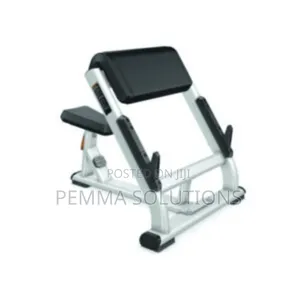 Commercial Gym Preacher Curls Workout Bench.