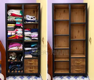Stylish Wooden Clothes Rack