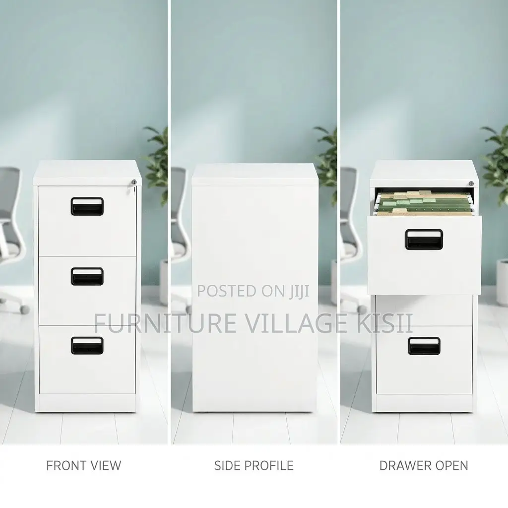 3-Drawer Metal Office Storage Cabinet