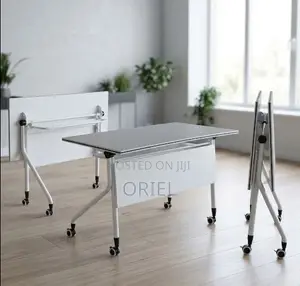 Office Chair : Call Center White Office Foldable Table