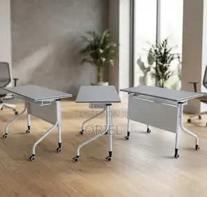 Office Chair : Call Center White Office Foldable Table