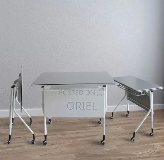 Office Chair : Call Center White Office Foldable Table