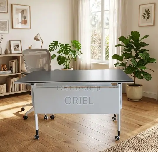 Office Chair : Call Center White Office Foldable Table