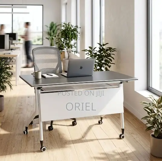 Office Chair : Call Center White Office Foldable Table