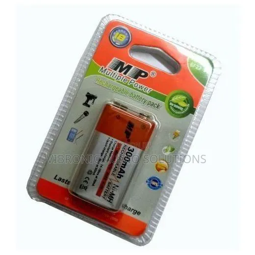 Multiple Power 9V 300mAh MP Rechargeable