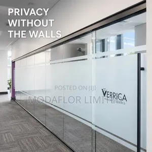 Custom Company Name Frosted Film for Glass Panels