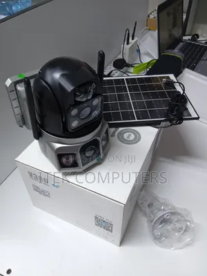 Solar-Powered 4G Dual Lens Camera for Remote Property Protection