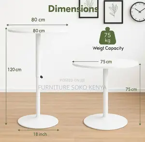 Round Coffee Table | Home Office | Adjustable Tea Tables