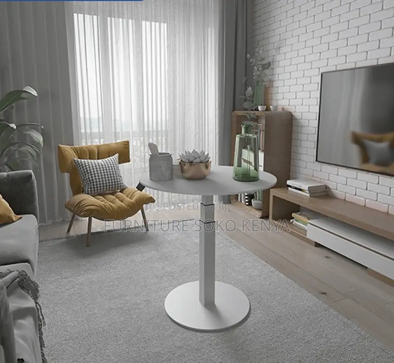 Round Coffee Table | Home Office | Adjustable Tea Tables