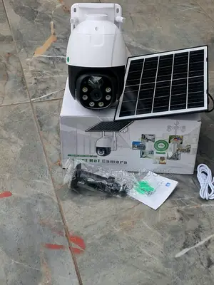 4G Single Lens Solar PTZ CCTV Camera V380 Pro With Memory Card Slot
