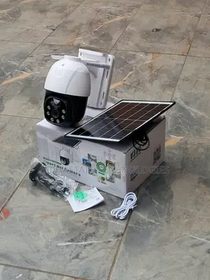 V380 Pro Single Lens 4G Solar CCTV Camera With Night Vision