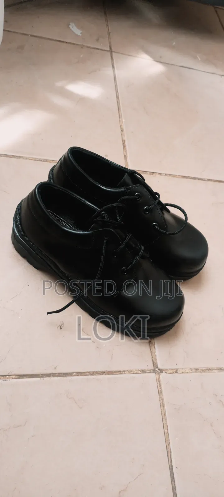 Black School Leather Shoes