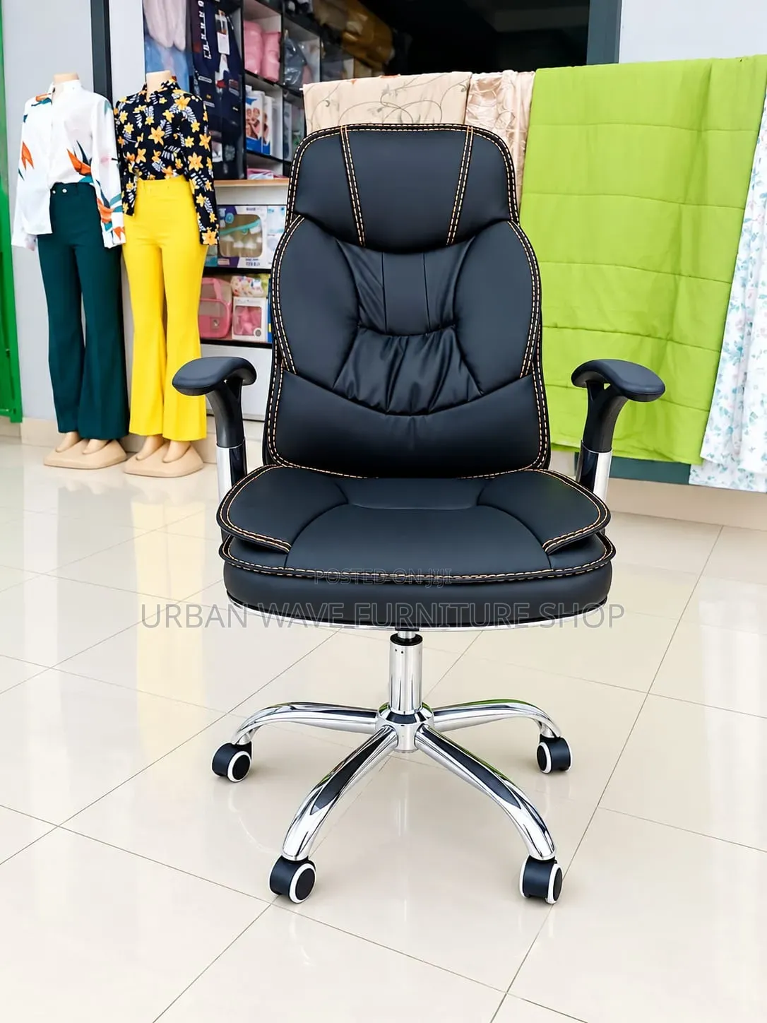 Recliner Leather Office Chair