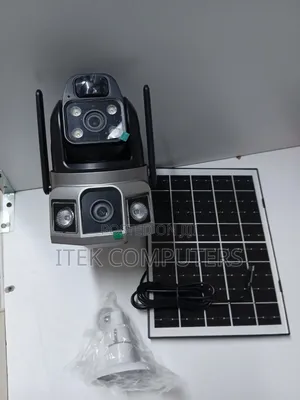Outdoor Dual Lens Solar CCTV With 4G SIM Remote Phone Access