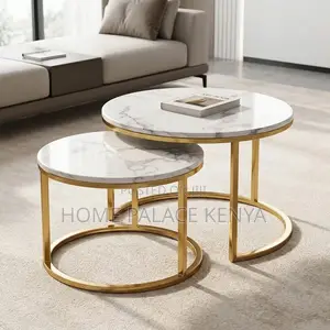 Coffee Table; Elegant Nesting Centre Table Set for Modern Living Room
