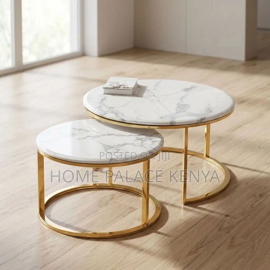 Coffee Table; Elegant Nesting Centre Table Set for Modern Living Room