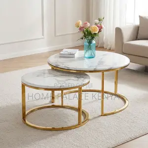 Coffee Table; Elegant Nesting Centre Table Set for Modern Living Room