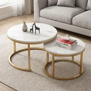 Coffee Table; Elegant Nesting Centre Table Set for Modern Living Room