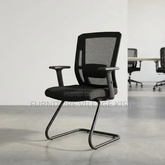 Chrome Coated Base Visitor Chair