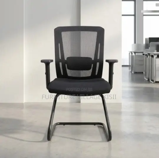 Chrome Coated Base Visitor Chair